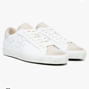 Sam Edelman Aubrie Sneakers Sz 9M White Leather Travel